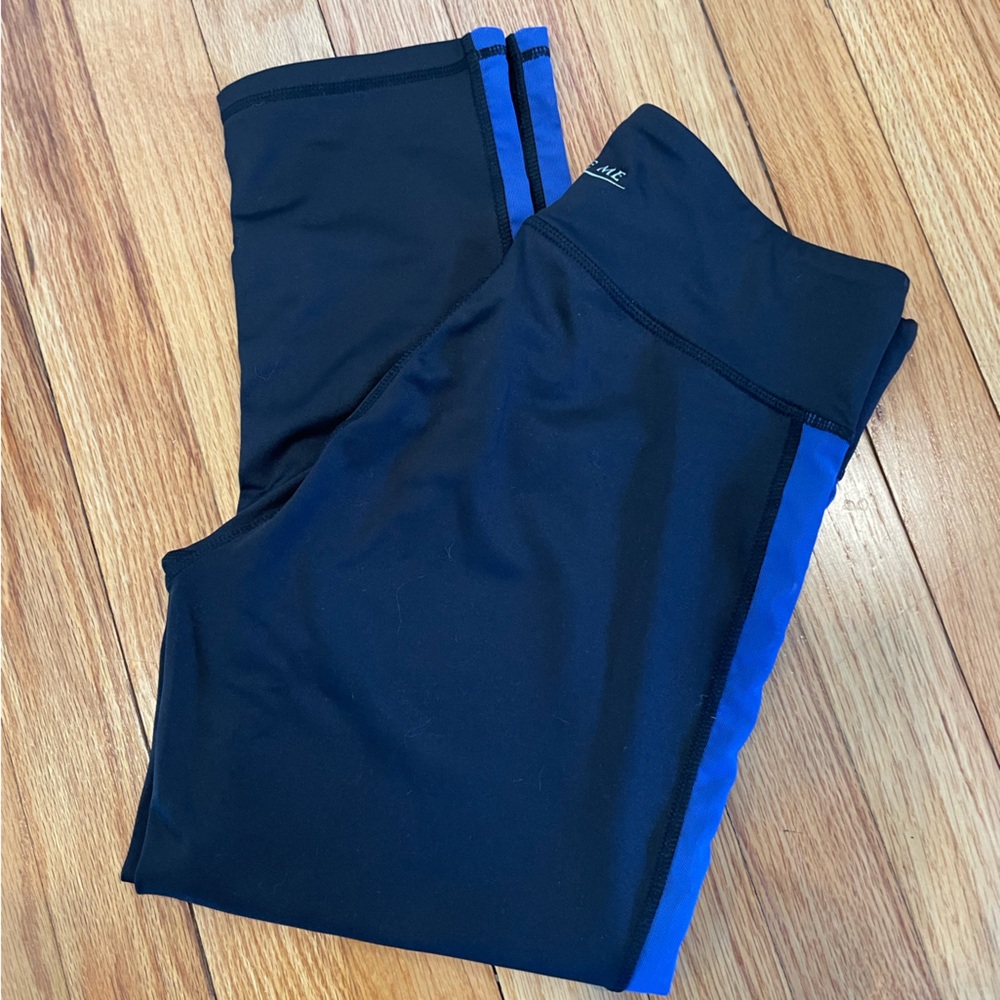 Black and Blue Leggings